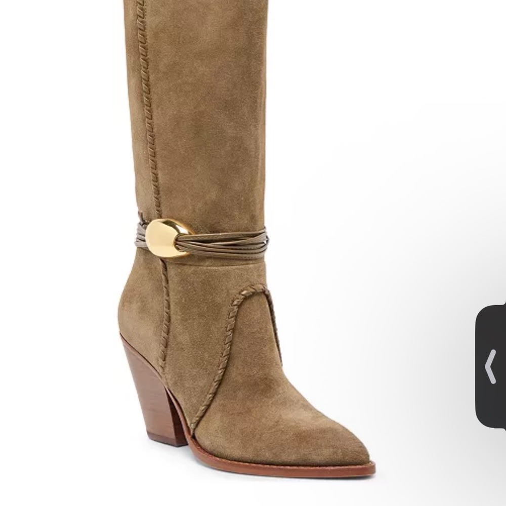 Elegant Tan Leather Women's Boots